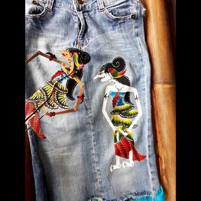 Batik Denim dan Lukis Fransiska Denim